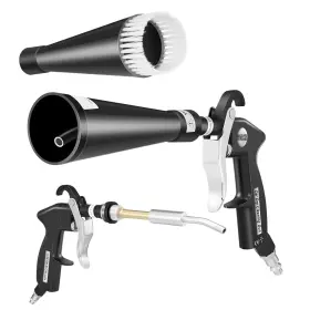 Wor05 Wimeors Car Cleaning Gun Detailing Interior Dryer Air Blow Black