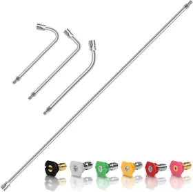 W000401 Wmnvshier 60 Inch Pressure Washer Extension Wand Stainless Steel Power