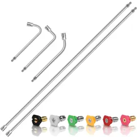 W000501 Wmnvshier 120 Inch Pressure Washer Extension Wand 2 Pack 60 Stainless Steel Power Wash