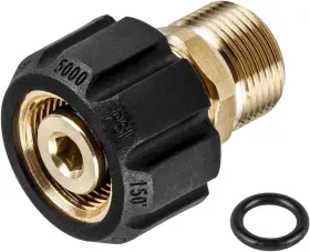 Wojet 313057466454 Pressure Washer Adapter M22 15mm Female Thread To 14mm Male Fitting