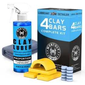 Claylub01 Wontolf Car Clay Bars Auto Detailing And Luber Synthetic Bar Kit