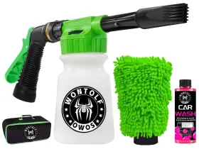 Fc001 Wontolf Car Wash Foam Gun Cannon With Soap Microfiber Mitt S