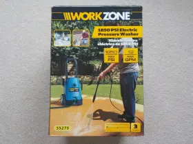 Wz1850 Work Zone Original Pressure Washer Model Blue Brand New With Box