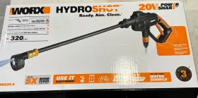 Worx 845534017069 Hydroshot Max 320 Psi 20v Battery 0.5 Gpm Portable Power Cleaner Kit
