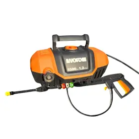 Wg601 Worx 1500 Psi 1.2 Gpm Electric Pressure Washer 13a With Multiple Nozzles #2