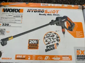 Wg629.9 Worx Wg6209 New Inch 20v 4.0ah Maxlithium Hydroshot Portable Cleaner -no Battery/charger