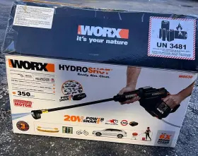 Wg630e.1 Worx Wg630e 4.0ah Cordless Brushless Hydroshot Portable Pressure Cleaner