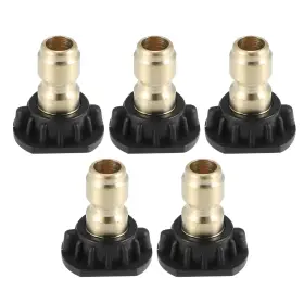 A22031500ux0026 X Autohaux High Pressure Washer Spray Nozzle Tips Quick Connector Black 5 Pcs