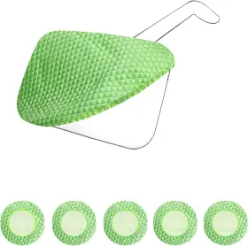 X Xindell 786411203253 5-pack Windshield Cleaning Tool Replacement Pads - Nano Microfiber Green