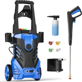 Xanters 313050976936 Electric Pressure Washer 4800psi-max 3.2gpm Power With 25 Feet Hose 16.4