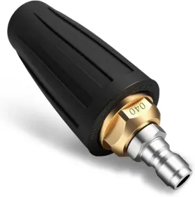 Pz2025 Xaxuqtu Turbo Nozzle Pressure Washer Tips Max 4000 Psi Upgrade 360 Rotating Sp