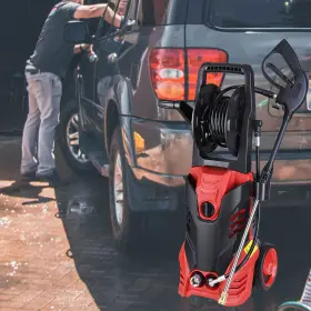 X-33-epw-0001-002 Xcceries Electric Pressure Washer Car Cleaner 3000psi Household Tool 5 Nozzles With Wheel