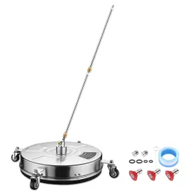 X-33-wsc-0004-001 Xcceries 18 Inch Stainless Steel Surface Cleaner Attachment Pressure Washer 4 Wheel