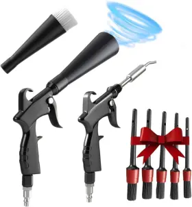 Xlfacai-us 313051524563 Tornado Detailing Car Cleaning Gun With Metal Nozzle Interior Drying Air