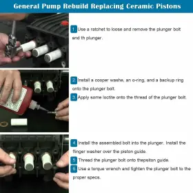 51040009 Xm-auto 1pcs General Pump Piston Replace Ceramic 15mm For Tp Pumps Replacement #2