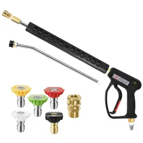 08b33557-18ff-49f7-a7e2 Yamatic 08b33557-18ff-49f7-a7e2- Pressure Washer Gun 5000 Psi - 3/8 Inch Swivel Plug And M22-14mm Coupler P