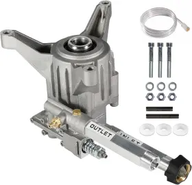2923fa Yamatic Vertical 7/8 Inch Pressure Washer Pump Front Inlet/outlet 3000 Psi 2.5 Gpm Repl