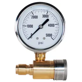 5000ab Yamatic Pressure Gauge Kit For Washer 3/8 Inch Quick Connect Power W