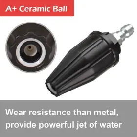 Yamatic 705169125495 Pressure Washer Tips Turbo Nozzle 360 Rotating Spray 3000 Psi 4.0gpm #3