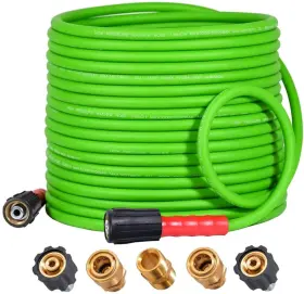Yamatic 726085011228 Super Flexible Pressure Washer Hose 50ft For Power Replacement K
