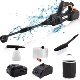 Yard Force 846325018432 Yardforce Cordless Pressure Washer Portable Certified 665psi 1.6 Gpm Electric Po