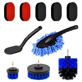 Dls-123 Yauhar 10pcs Car Detailing Cleaning Tools Kit Contains Tire Dressing Sponge Dls-123 Yauhar 10pcs Car Detailing Cleaning Tools Kit Contains Tire Dressing Sponge