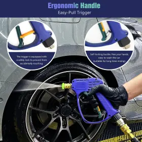 Yw-p00058 Yeewayveh Swivel Pressure Washer Gun Power With 3/8 Inch Quick Connect And M22 #2