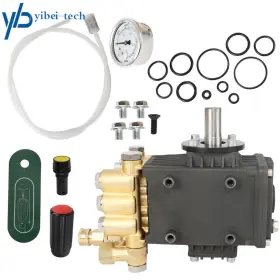 Yi177898t Yibei-tech Solid Shaft Belt Drive Pressure Power Washer Pump 24mm 3600 Psi 4.9gpm