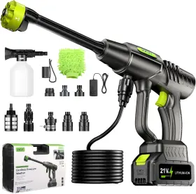 Gysq001 Ykyi Cordless Pressure Washer Battery Powered 30 Speed Level 1200 Psi Portable P