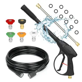 Youxmoto 761026790497 Pressure Washer Gun And Hose Kit With Extension Wand 26 Ft 8m Hos