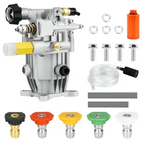 Youxmoto 761026790565 3/4 Inch Shaft Horizontal Pressure Washer Pump Max 3000 Psi 2.5gpm Fit For Ka