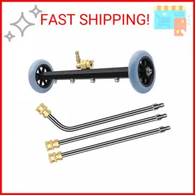 Zalalova 658906652702 Pressure Washer Undercarriage Cleaner 16 Inch Power Surface Cle