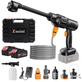 Zs1121 Zasuimi Portable Pressure Washer 1100psi Cordless Power Black