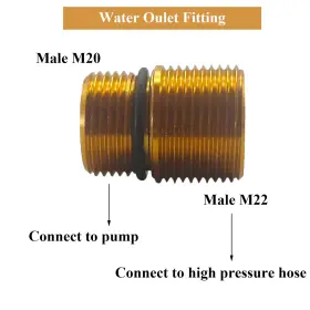 7110264 Zeiboat 732404448576 2 Pack Water Oulet Kit For Axial Cam Pressure Washer Pump Fitti #2