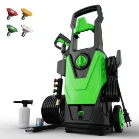 1500a Zelonpro 717373075916 Electric Pressure Washer 1500psi Power With Nozzles And Foam Cannon