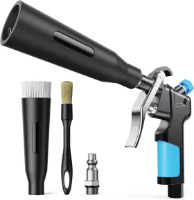 Zhevebaga 445008081072 Tornado Air Cleaning Gun Upgraded High Pressure Dryer Blow Adjustable W