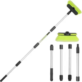 Zmcb01 Zimiteda 65 Inch 165cm Car Wash Brush Long Handle Soft Bristle Scrub Cleaning Mop Green