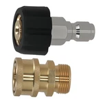 High Pressure Washer Brass Adapter M22 3/8 Inch Quick Connector 5000PSI. Fixed Price $16.84.
