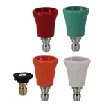 High Pressure Washer Nozzle Guard 5PC Tips Set Quick Connect Stainless Brass. Fixed Price $19.60.