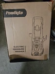 Powryte Electric Pressure Washer, Foam Cannon, 4 Different Tips 3800PSI. Fixed Price $70.00.