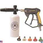 Gdhxw 5000PSI Pressure Washer Gun & Foam Cannon Heavy-duty Blaster, Nozzles. Fixed Price $51.75.