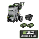 Ego HPW3204-2 Cordless 3200 Psi Pressure Washer W/ X 6.0AH Batteries & Charger. Fixed Price $899.00.