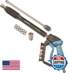 Gdhxw Adjustable High Power Pressure Washer Gun Swivelwith 2 Extension Wand 5. Fixed Price $61.98.