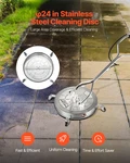 24" Pressure Washer Surface Cleaner, Sidewalk. Fixed Price $266.52.