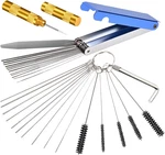 Carburetor Cleaning Kit, 13 Stainless Steel Wires, 10 Needles, 5 Nylon Brushes,. Fixed Price $18.99.