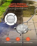 Vevor 20" Pressure Washer Surface Cleaner, 4000 Psi Stainless Steel Attachment. Fixed Price $196.99.