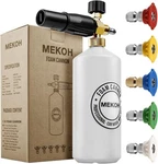 Mekoh Foam Cannon For Pressure Washer, 4000PSI Car Gun, 1 Liter. Fixed Price $62.86.