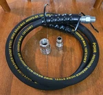 Pohir 4FT Pressure Washer Whip Hose 4800PSI 3/8'' Steel Wire Braided. Fixed Price $31.50.