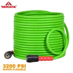 Yamatic 3200 Psi Pressure Washer Hose Super Flexible 1/4" M22-14MM Fittings. Fixed Price $28.15.