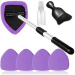 Qydipclin 7PCS Windshield Cleaner Tool Car Window Cleaning Wash Kit Purple. Fixed Price $18.45.